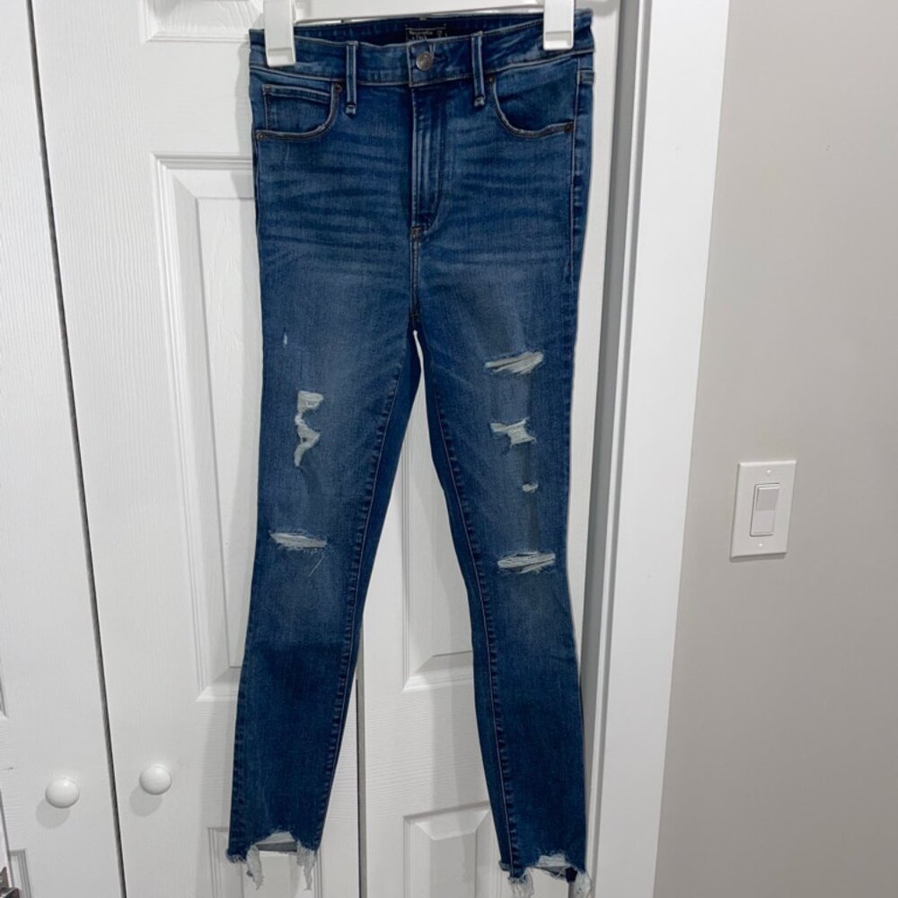 Abercrombie & Fitch Blue Skinny Jeans